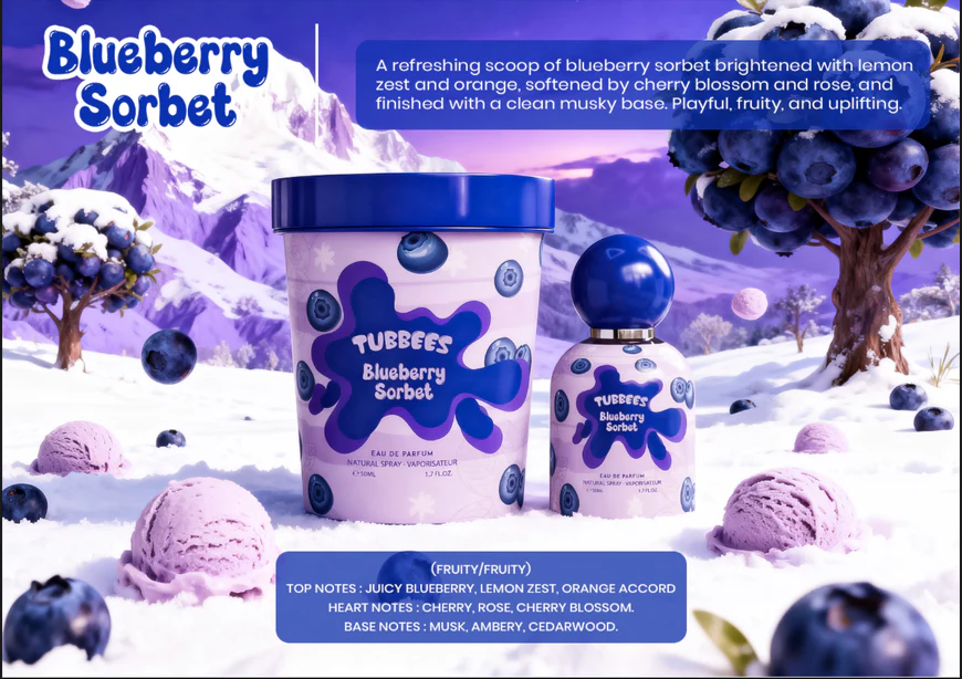Tubbees Blueberry Sorbet 50ml EDP