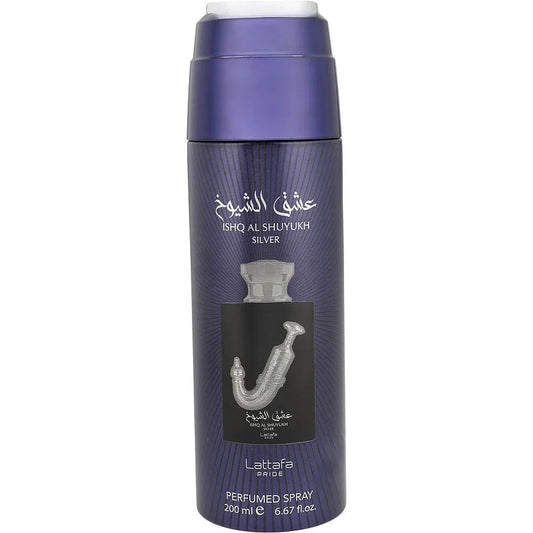Body Spray Ishq Al Shuyukh Silver 200ml