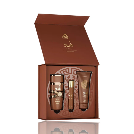 Asad Bourbon Gift Set 3pcs