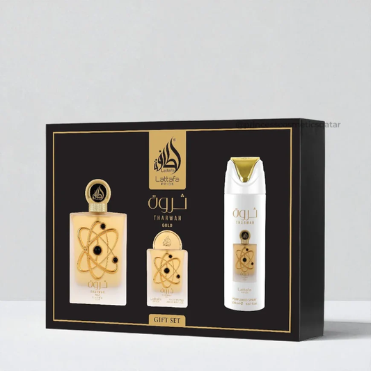 Tharwah Gold Gift Set 4pcs